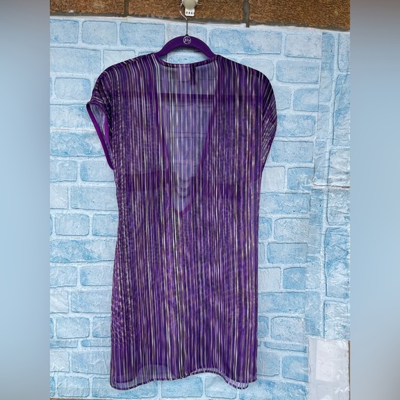 BECCA by Rebecca Virtue sheer swim resort coverup size XS/S - Picture 7 of 7